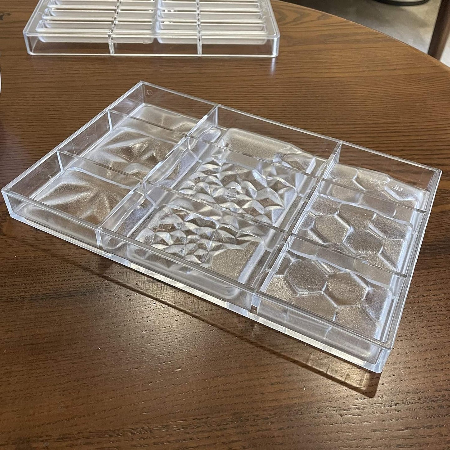 3 In 1 Polycarbonate Chocolate Bar Mold Large Break-Apart Candy Tray