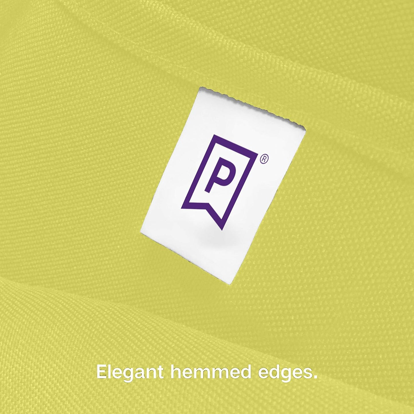 Gee Di Moda Cloth Napkins - 17 x 17 Inch Yellow Dinner Napkins - Set of 12 Soft & Absorbent Washable Fabric Cloth Table Napkins with Hemmed Edges for Hotel Restaurant, Holiday Parties & Wedding