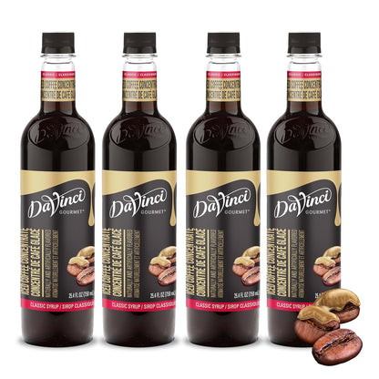 DaVinci Gourmet Classic Iced Coffee Concentrate Syrup, 25.4 Fluid Ounces (Pack of 4)