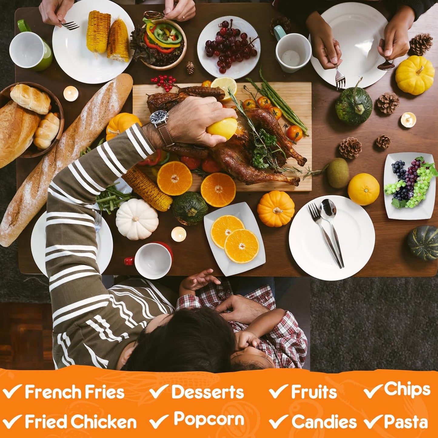 200 Pcs Paper Food Tray Sturdy Disposable Food Boats Nacho Plates Disposable Serving Snack Trays for Catering, Party Birthday Supplies, and Food Service (Orange)