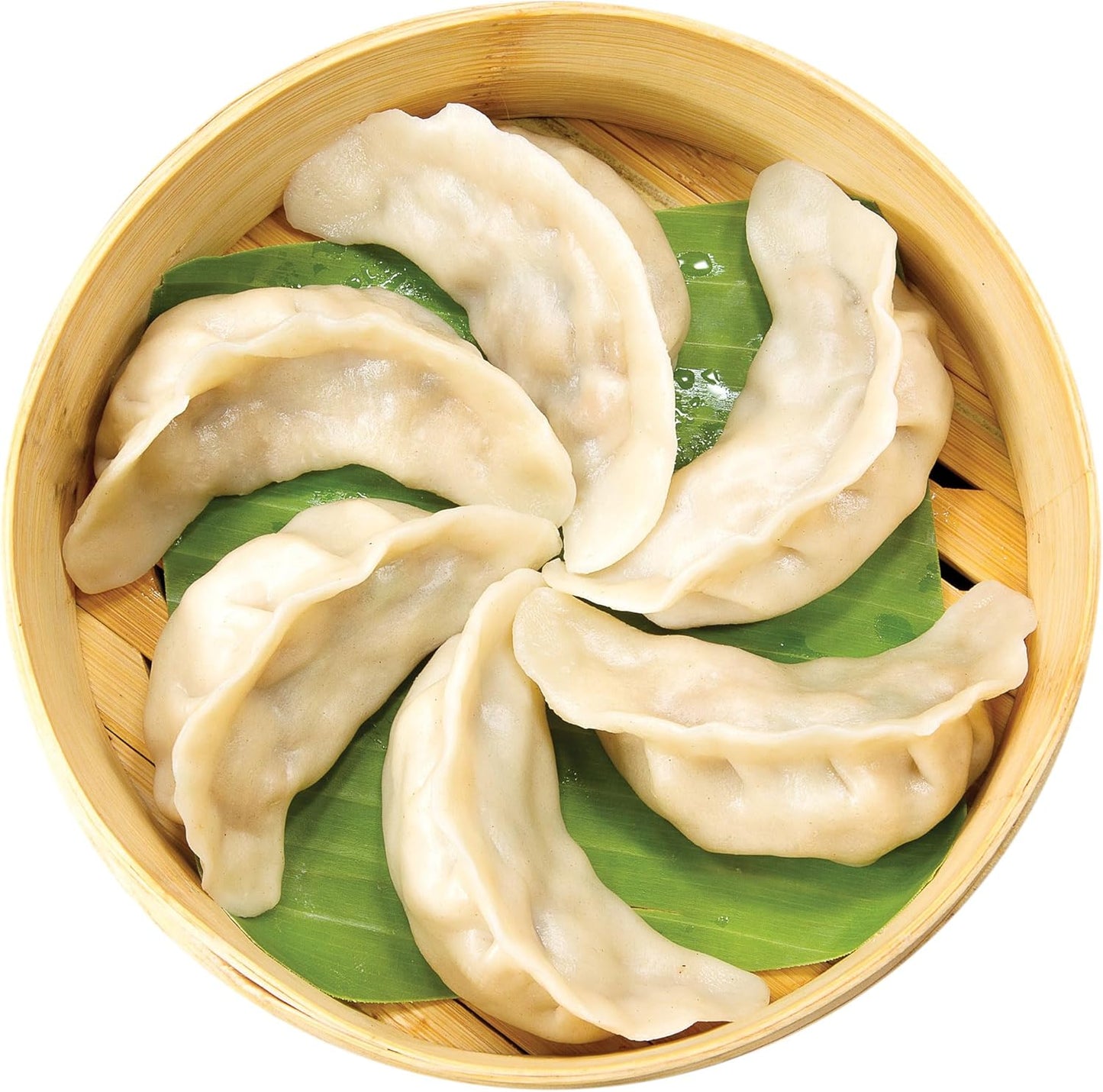 Helen's Asian Kitchen Bamboo Food Steamer with Lid - 100% Natural Bamboo - Basket Steamers for Cooking Dumplings, Dim Sum, Veggies, Fish, Meat - Preserve Nutrients & Flavors - 6-Inch