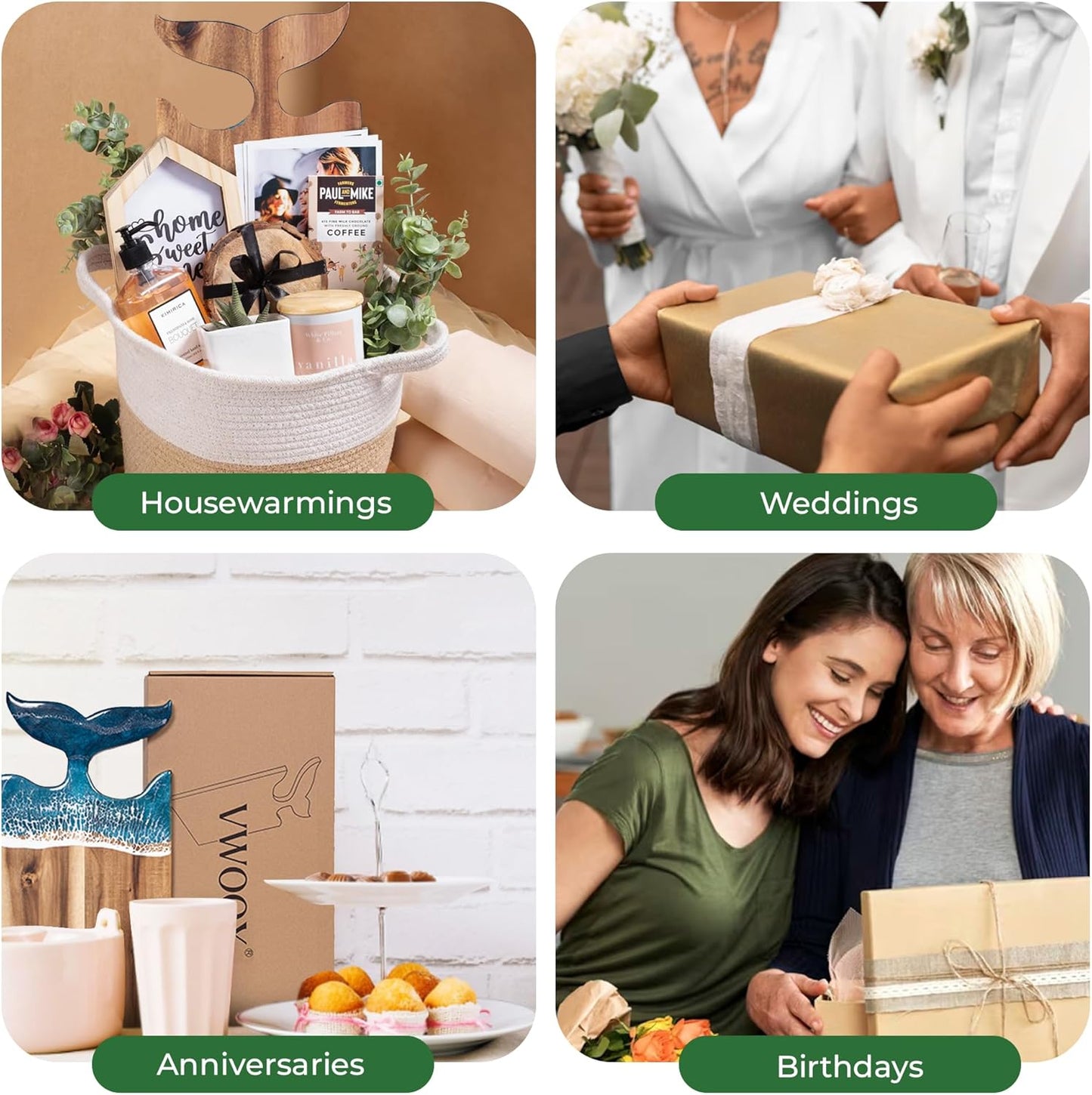 Whale Tail Ocean Serving Board with Resin Art, Large 18.1” x 9.8”, Perfect for Cheese, Charcuterie, Prep & Display – Includes Stand & Loofah, A Coastal Gift for Celebrations & Holidays