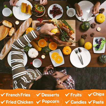 200 Pcs Paper Food Tray Sturdy Disposable Food Boats Nacho Plates Disposable Serving Snack Trays for Catering, Party Birthday Supplies, and Food Service (Red)