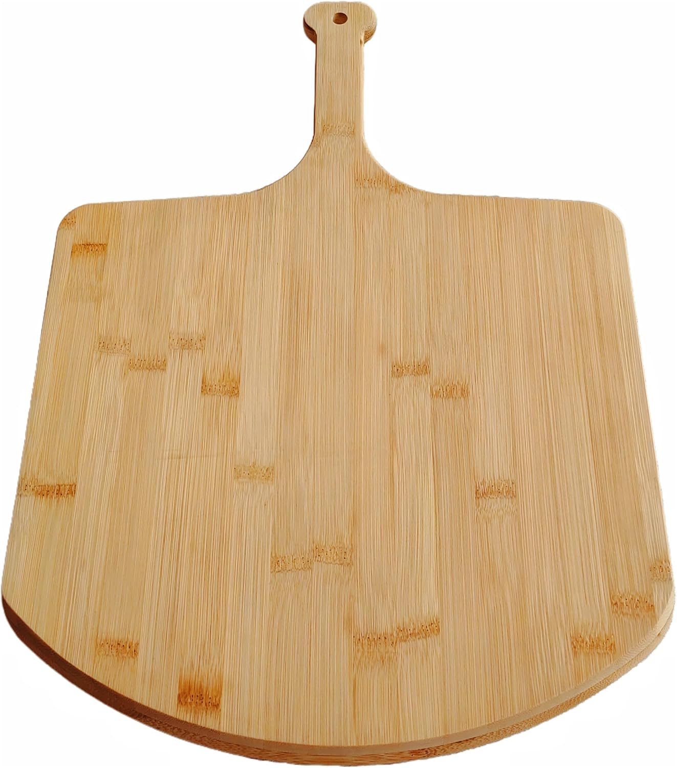 Bamboo Pizza Board 12inch Pizza Cutting Board Wood Pizza Peel Pizza Serving Board For Kitchen Charcuterie Board, Natural