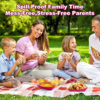 50 Pcs 2lb Paper Food Boat Trays Disposable，Snack Tray，Food Trays for Snack French Hot Dog Taco Popcorn Picnic party Wedding，Concession Stand Supplies (Purple)