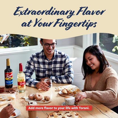 Torani Coconut Syrup for Drinks, Flavoring for Coffee and Cocktails, Pump Included, 25.4 Oz