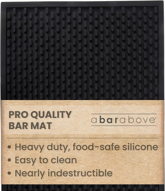 Premium A Bar Above Heavy Duty Bar Mat, Food Safe Silicone Mat, Mats for Bartending and Coffee, Commercial Strength Bartender Accessories, Dish Drying Mats for Kitchen Counter, Barista Accessories