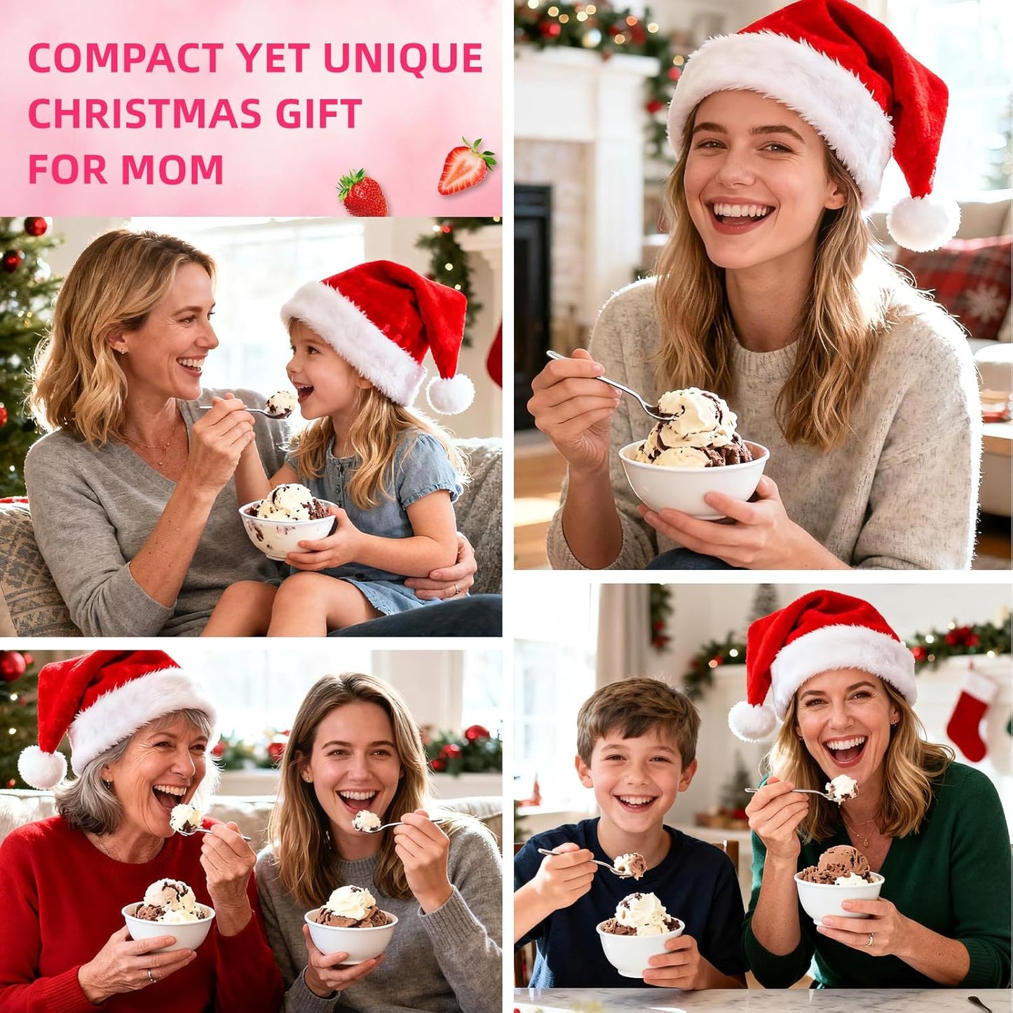 Christmas Unique Gifts for Mom from Daughter, Son, Husband - Funny Ice Cream Scoop Shovel Gifts for Mom, Mother-in-Law, Mama, Mommy - Christmas Stocking Stuffers for Step Mom, Birthday Presents