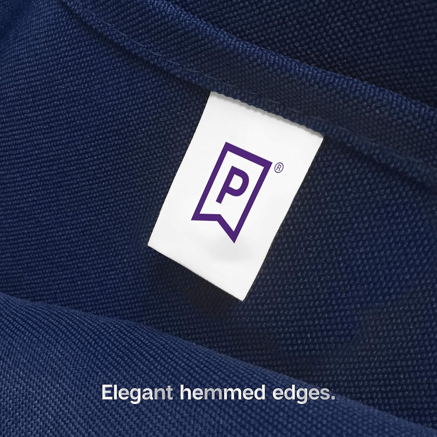 Gee Di Moda Cloth Napkins - 17 x 17 Inch Navy Blue Dinner Napkins - Set of 12 Soft & Absorbent Washable Fabric Cloth Table Napkins with Hemmed Edges for Hotel Restaurant, Holiday Parties & Wedding