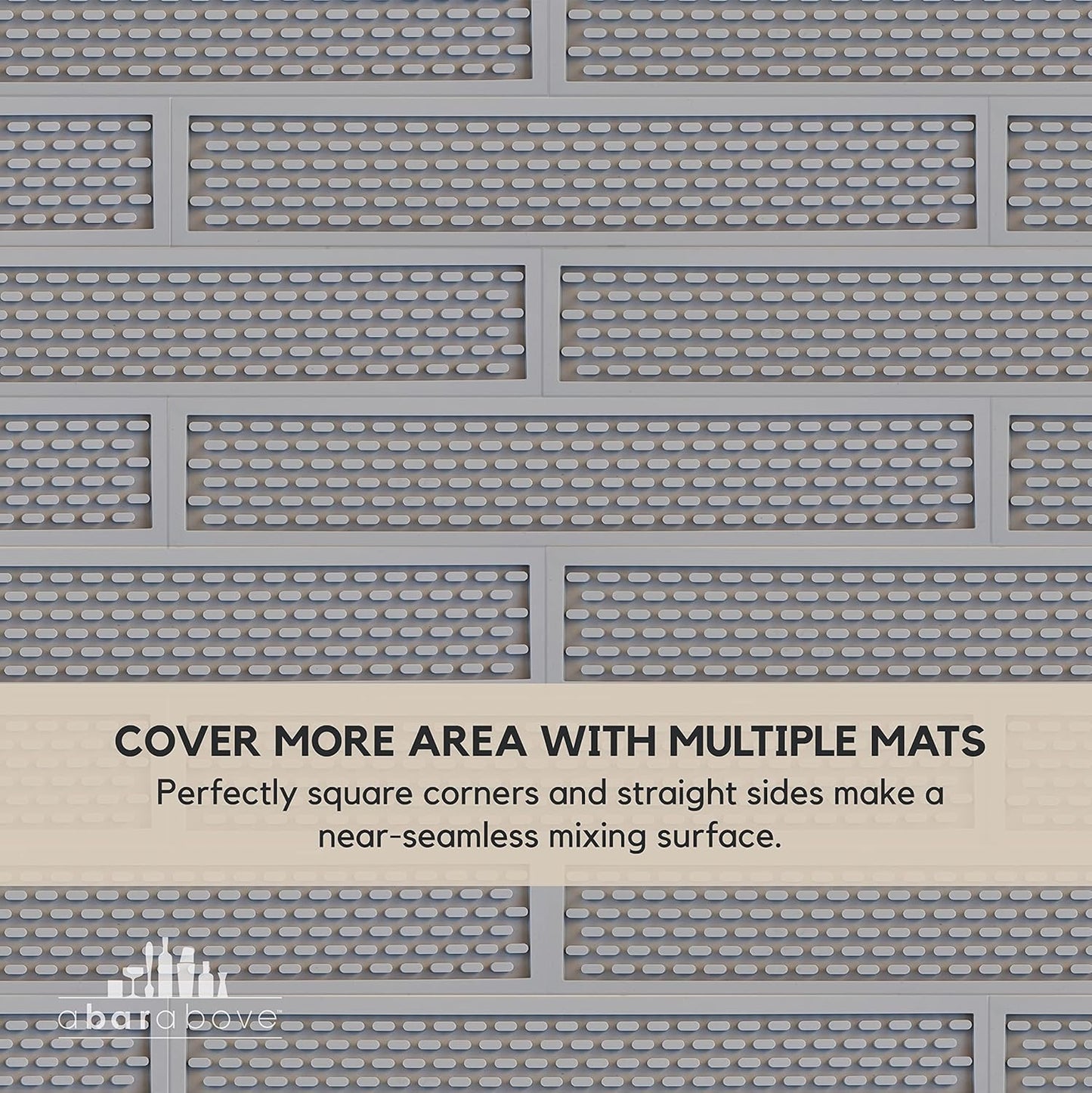 Premium A Bar Above Heavy Duty Bar Mat, Food Safe Silicone Mat, Mats for Bartending and Coffee, Commercial Strength Bartender Accessories, Dish Drying Mats for Kitchen Counter, Barista Accessories