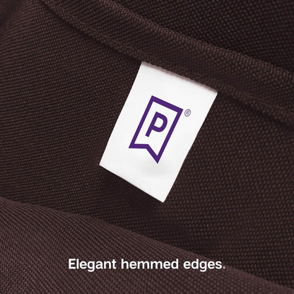 Gee Di Moda Cloth Napkins - 17 x 17 Inch Chocolate Dinner Napkins - Set of 12 Soft & Absorbent Washable Fabric Cloth Table Napkins with Hemmed Edges for Hotel Restaurant, Holiday Parties & Wedding