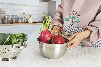 Stainless Steel Mixing Bowl Durable and Rustproof Easy Grip and Stability Design Bowl Versatile for Cooking Baking Prepping and Food Storage (20CM)