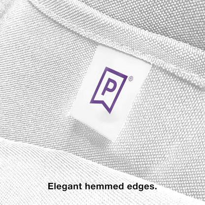 Gee Di Moda Cloth Napkins - 17 x 17 Inch White Dinner Napkins - Set of 12 Soft & Absorbent Washable Fabric Cloth Table Napkins with Hemmed Edges for Hotel Restaurant, Holiday Parties & Wedding